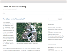 Tablet Screenshot of blog.chako.org